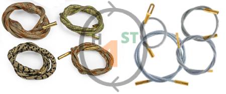 Otis flex cables and bore snakes