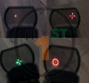 cvlife 1x22x33 reflex sight with 4 types of reticle