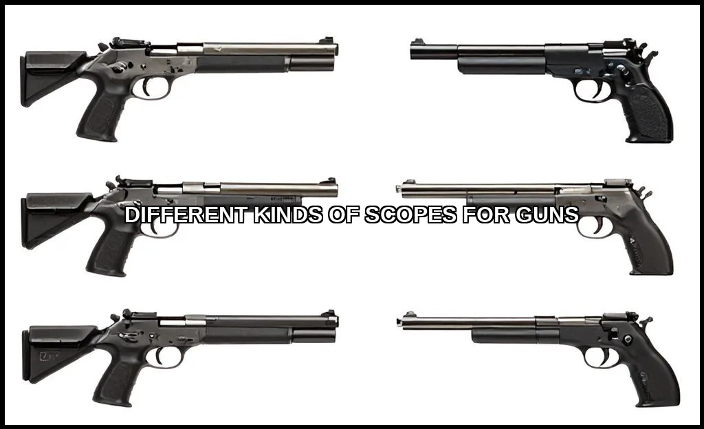 Different kinds of scopes for guns