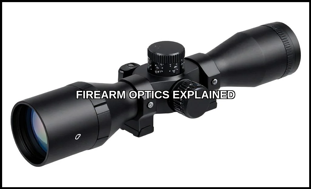 Firearm optics explained