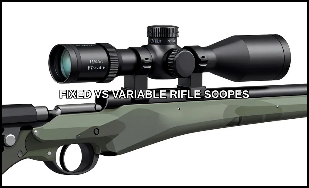 Fixed vs variable rifle scopes