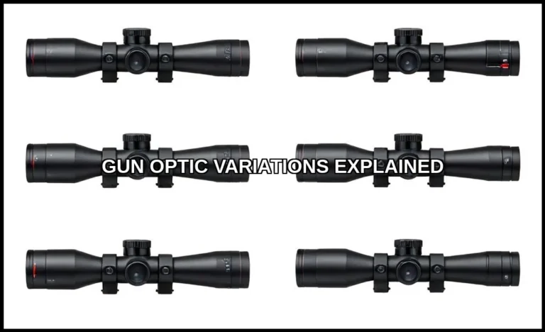 Gun optic variations explained