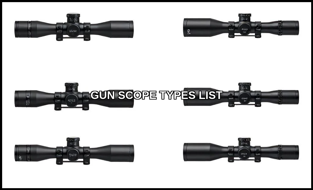 Gun scope types list