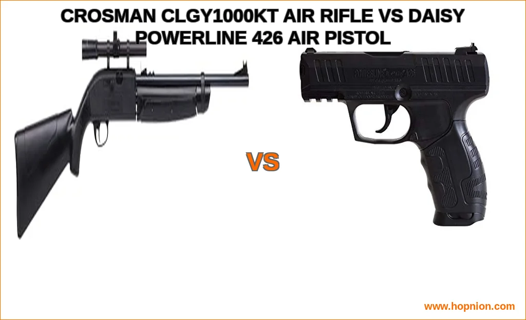 Crosman clgy1000kt air rifle vs daisy powerline 426 air pist