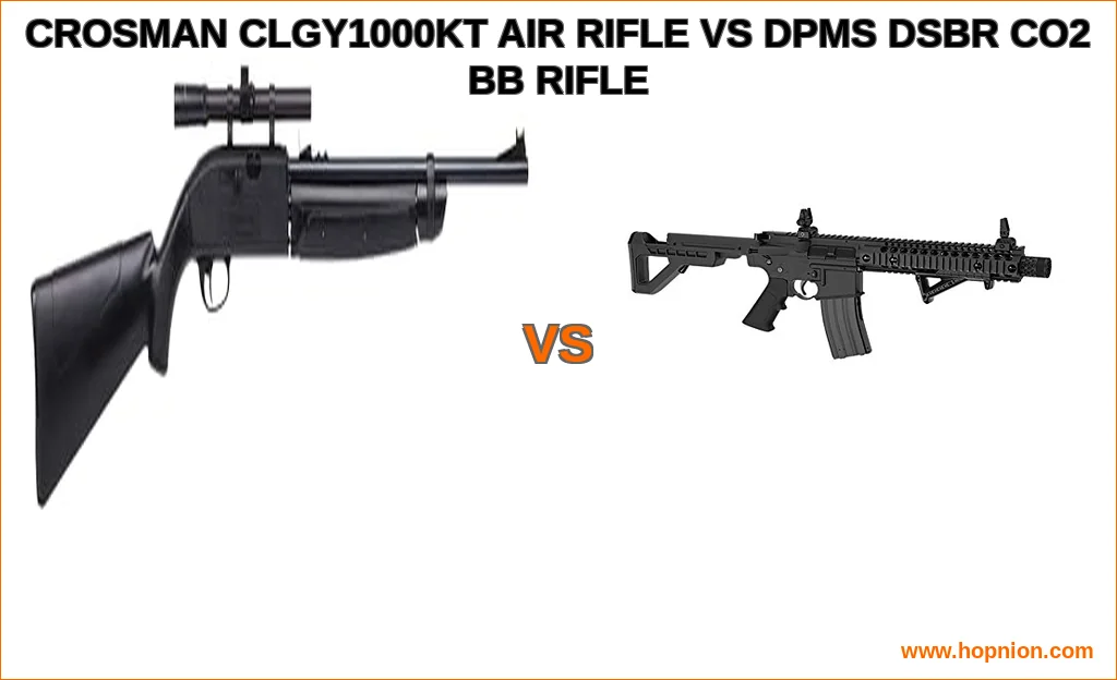 Crosman clgy1000kt air rifle vs dpms dsbr co2 bb rifle compa