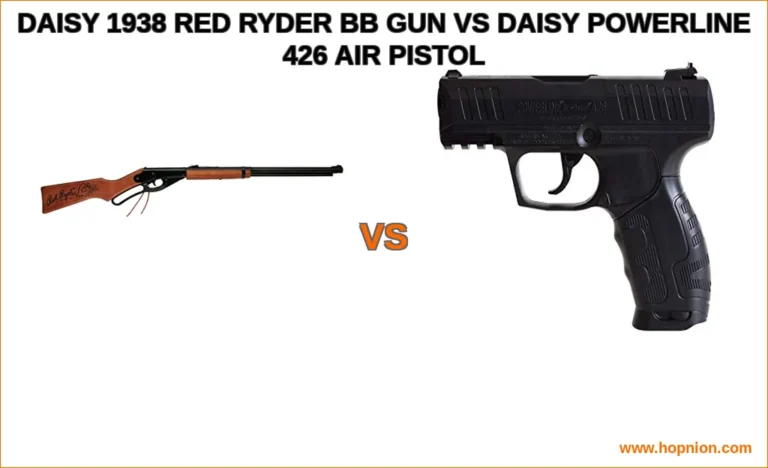 Daisy 1938 red ryder bb gun vs daisy powerline 426 air pisto