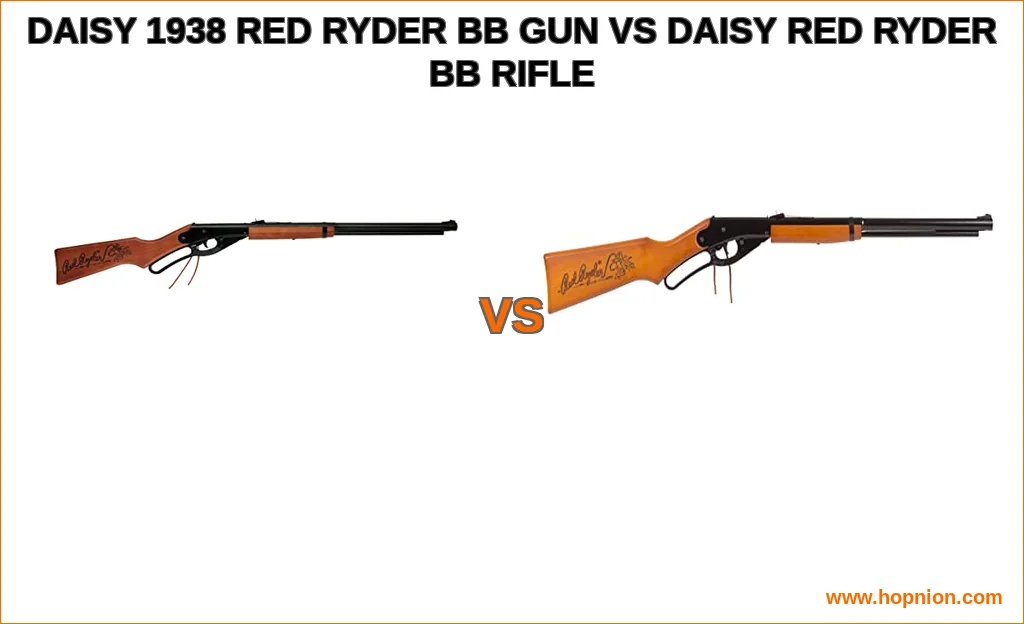 Daisy 1938 red ryder bb gun vs daisy red ryder bb rifle comp
