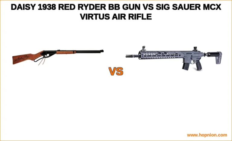 Daisy 1938 red ryder bb gun vs sig sauer mcx virtus air rifl