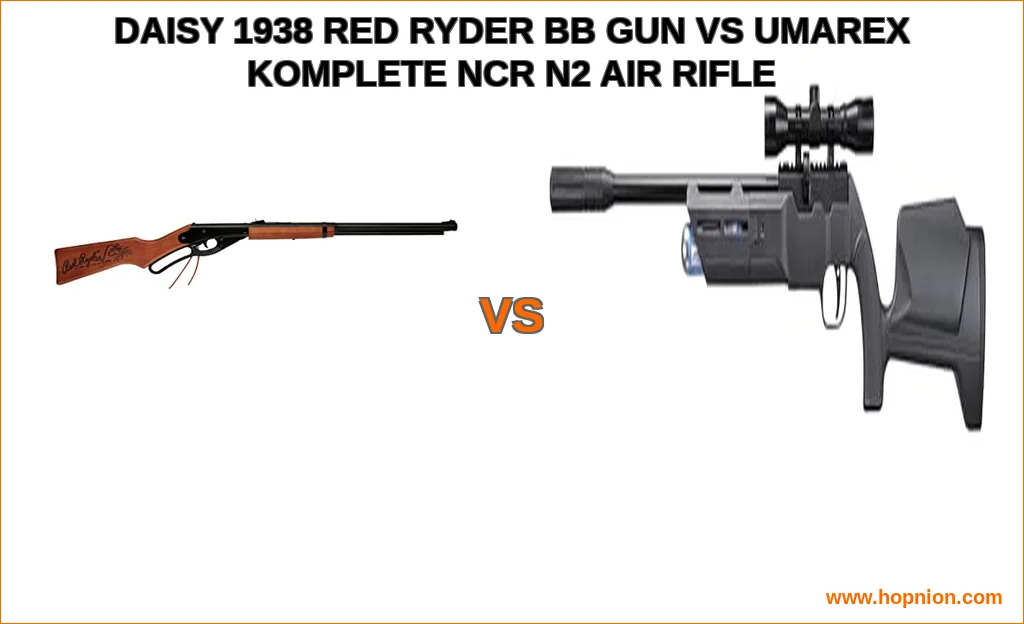 Daisy 1938 red ryder bb gun vs umarex komplete ncr n2 air ri