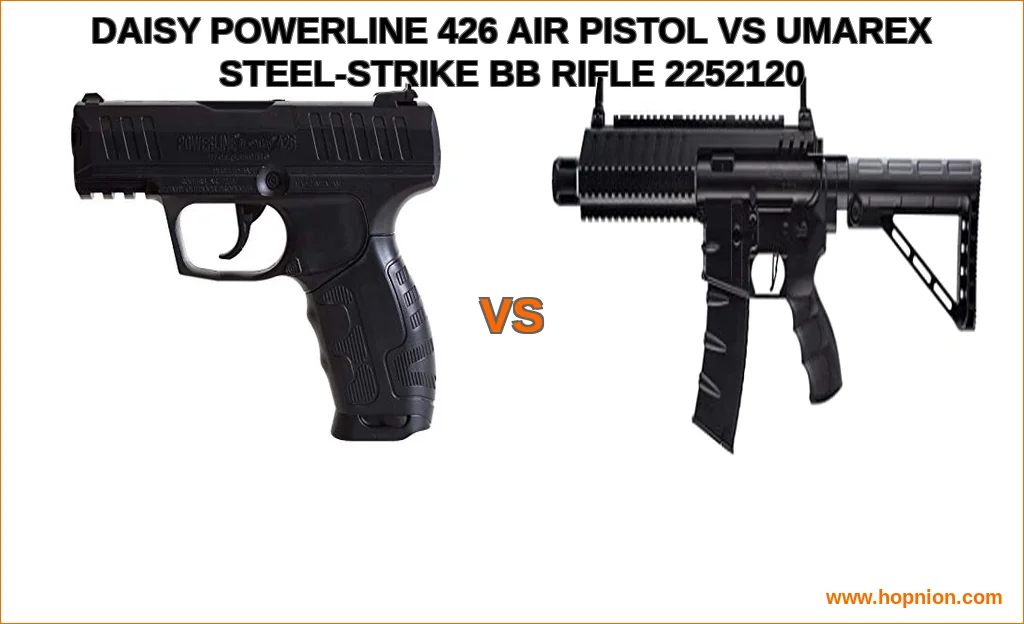 Daisy powerline 426 air pistol vs umarex steel-strike bb rif