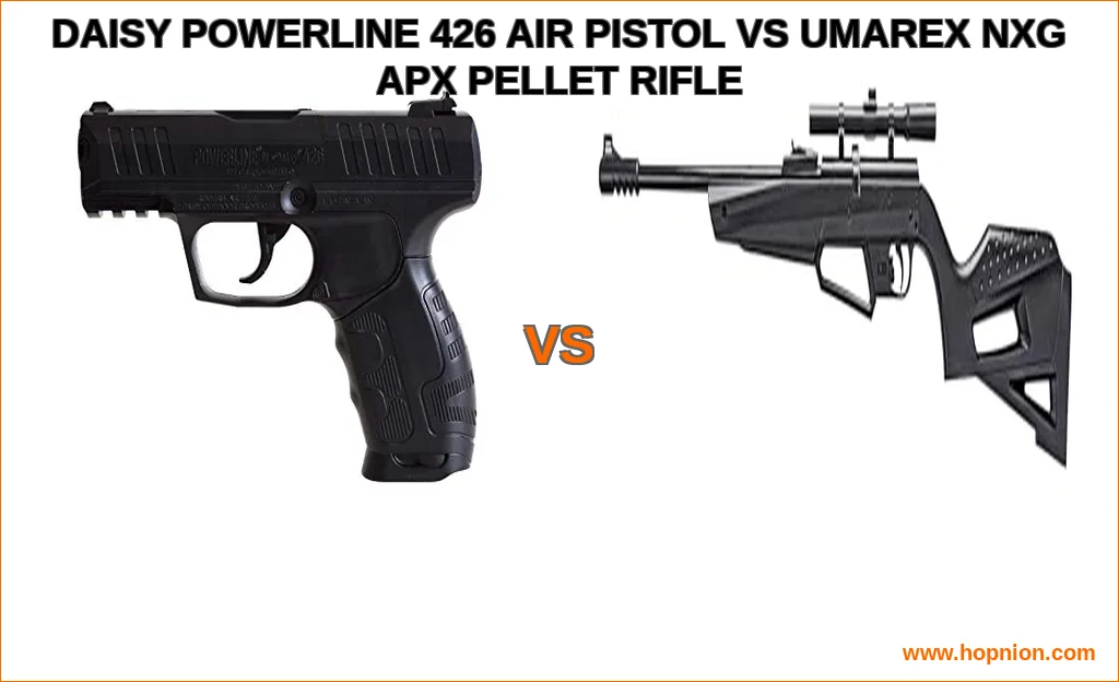 Daisy powerline 426 air pistol vs umarex nxg apx pellet rifl