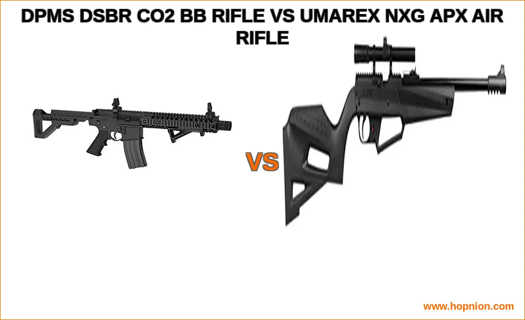 Dpms dsbr co2 bb rifle vs umarex nxg apx air rifle compariso