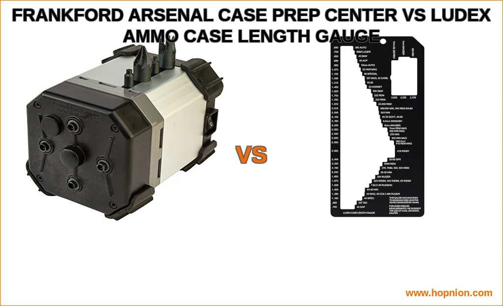Frankford arsenal case prep center vs ludex ammo case length