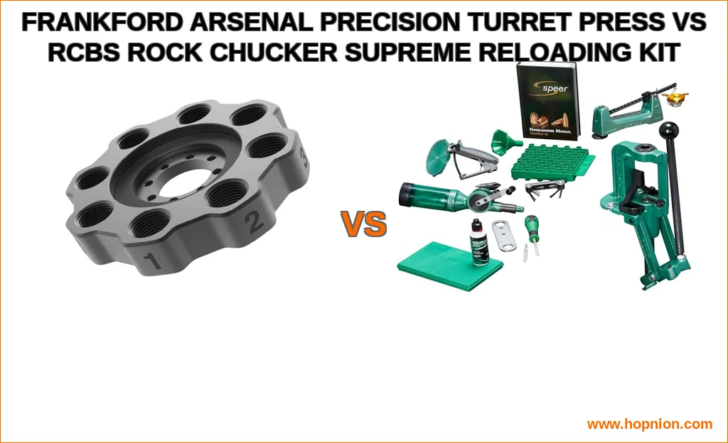 Frankford arsenal precision turret press vs rcbs rock chucke