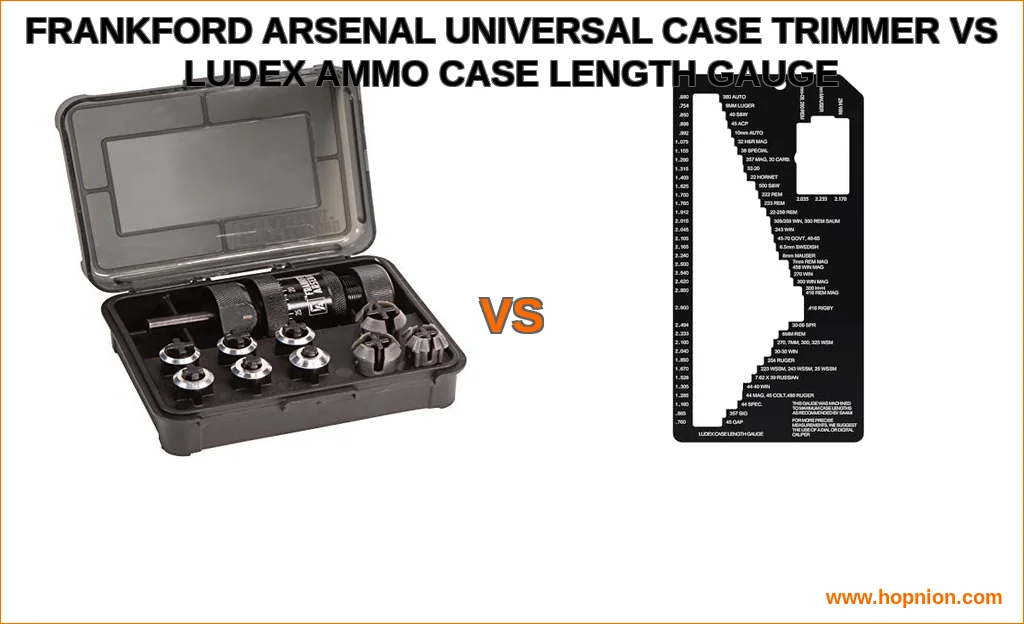 Frankford arsenal universal case trimmer vs ludex ammo case 