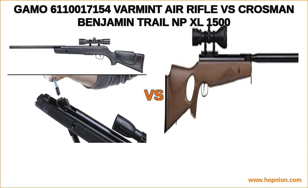 Gamo 6110017154 varmint air rifle vs crosman benjamin trail 