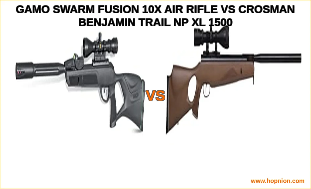 Gamo swarm fusion 10x air rifle vs crosman benjamin trail np