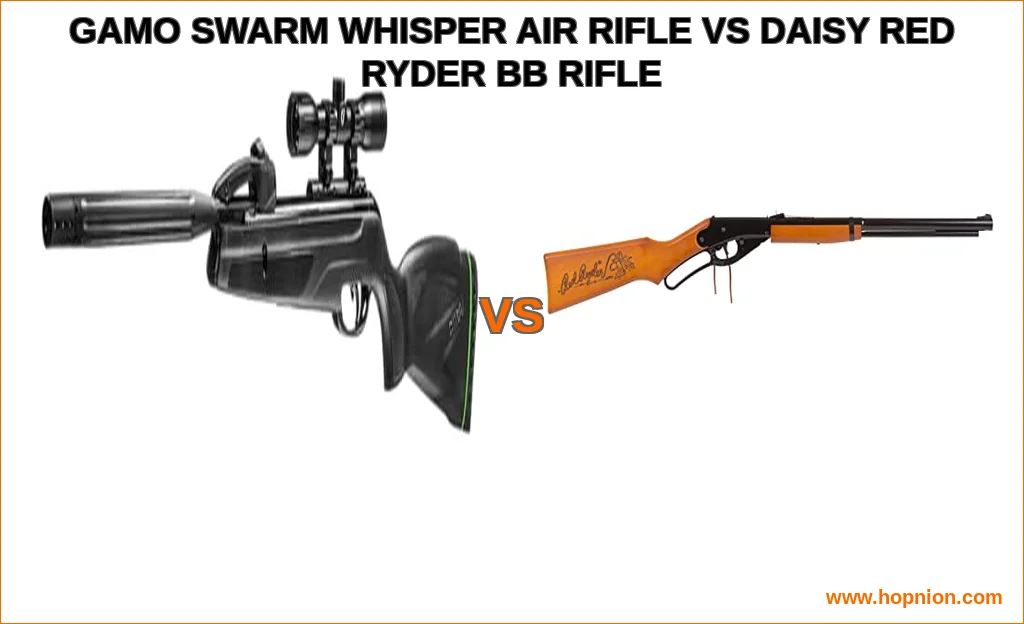 Gamo swarm whisper air rifle vs daisy red ryder bb rifle com