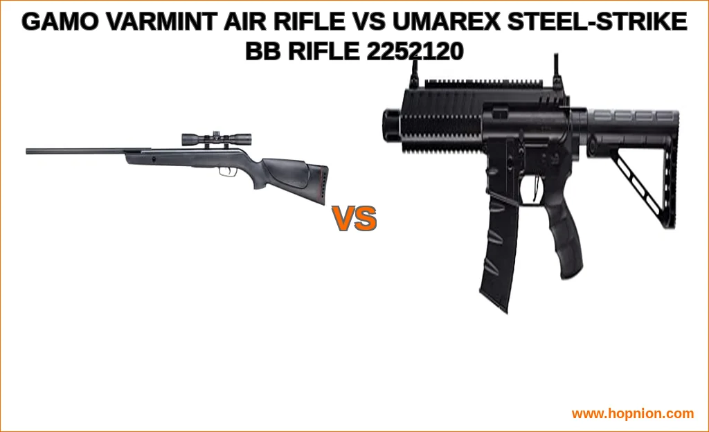 Gamo varmint air rifle vs umarex steel-strike bb rifle 22521