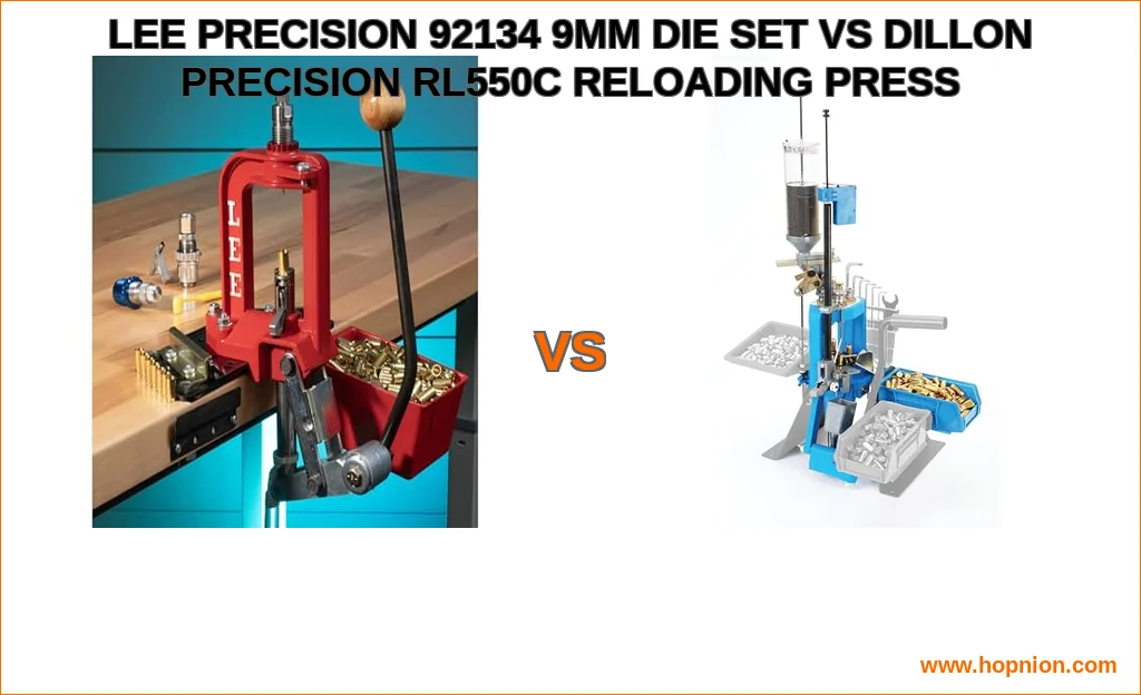 Lee precision 92134 9mm die set vs dillon precision rl550c r