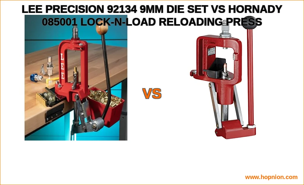 Lee precision 92134 9mm die set vs hornady 085001 lock-n-loa