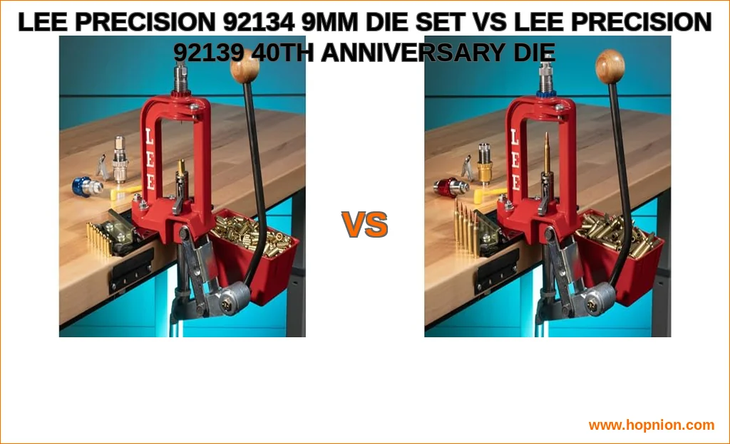 Lee precision 92134 9mm die set vs lee precision 92139 40th 
