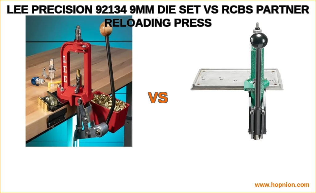 Lee precision 92134 9mm die set vs rcbs partner reloading pr