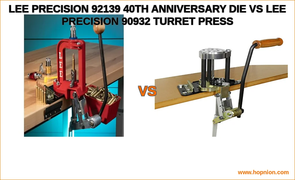 Lee precision 92139 40th anniversary die vs lee precision 90
