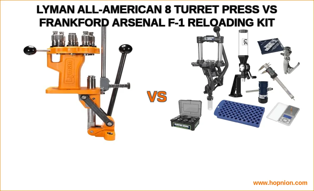 Lyman all-american 8 turret press vs frankford arsenal f-1 r