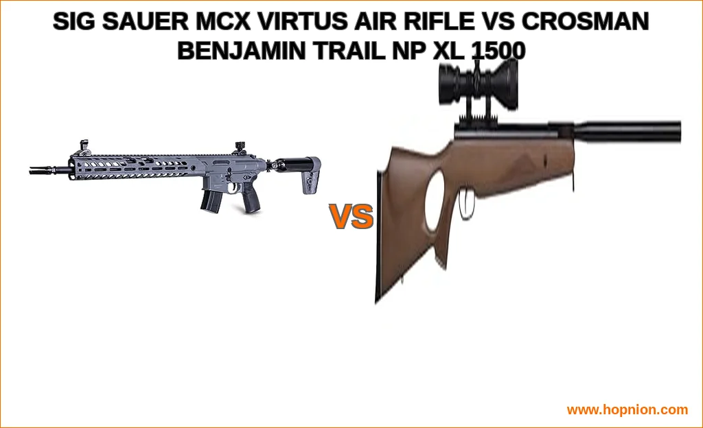 Sig sauer mcx virtus air rifle vs crosman benjamin trail np 