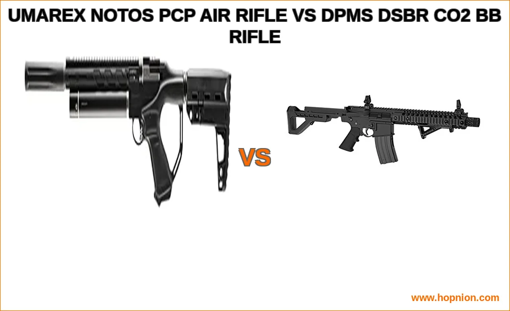 Umarex notos pcp air rifle vs dpms dsbr co2 bb rifle compari
