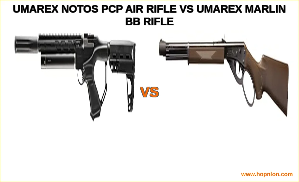 Umarex notos pcp air rifle vs umarex marlin bb rifle compari
