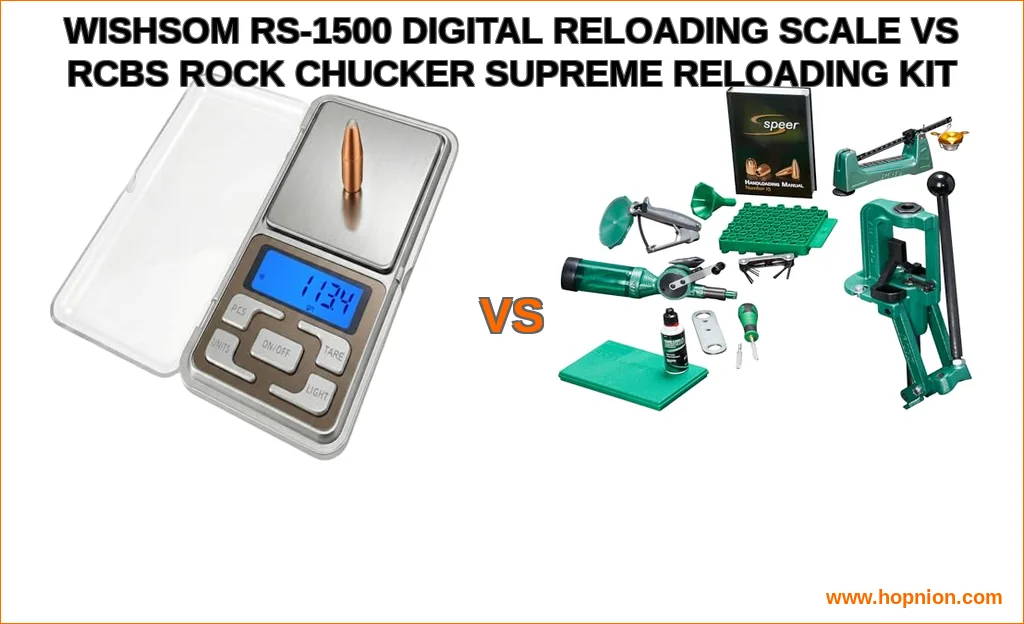 Wishsom rs-1500 digital reloading scale vs rcbs rock chucker