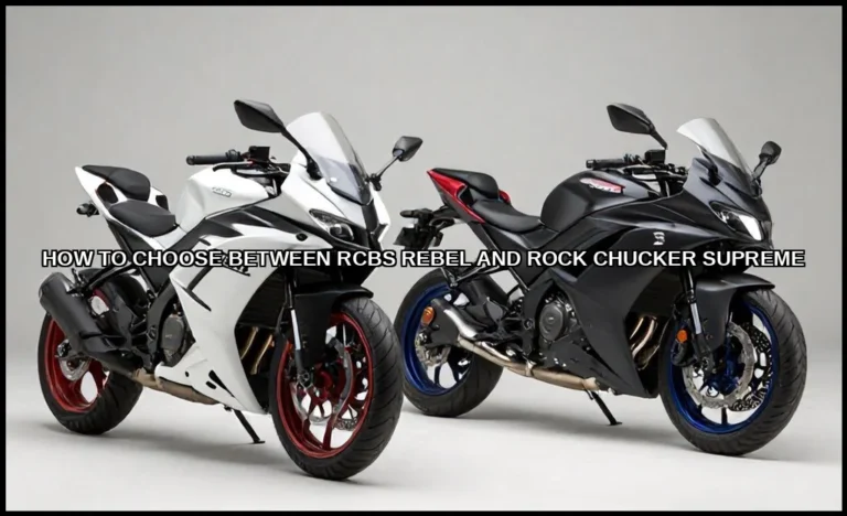 Choose between rcbs rebel and rock chucker supreme