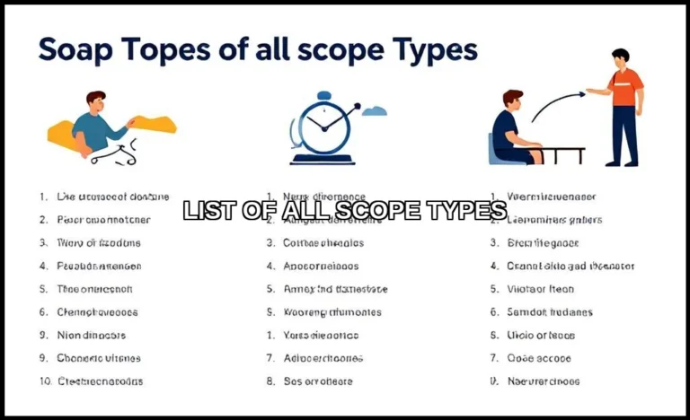 List of all scope types