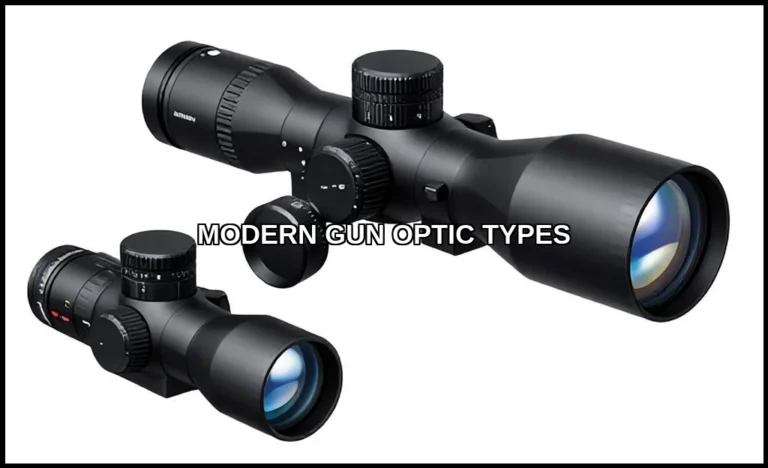 Modern gun optic types