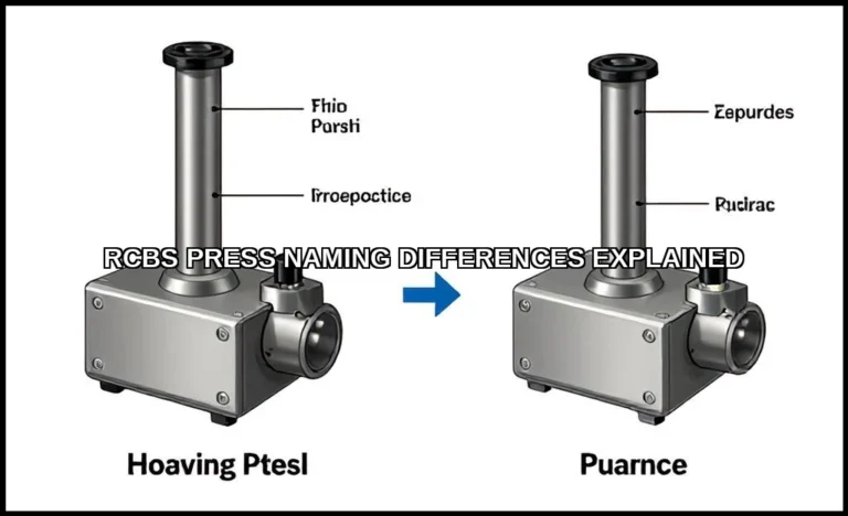 Rcbs press naming differences explained