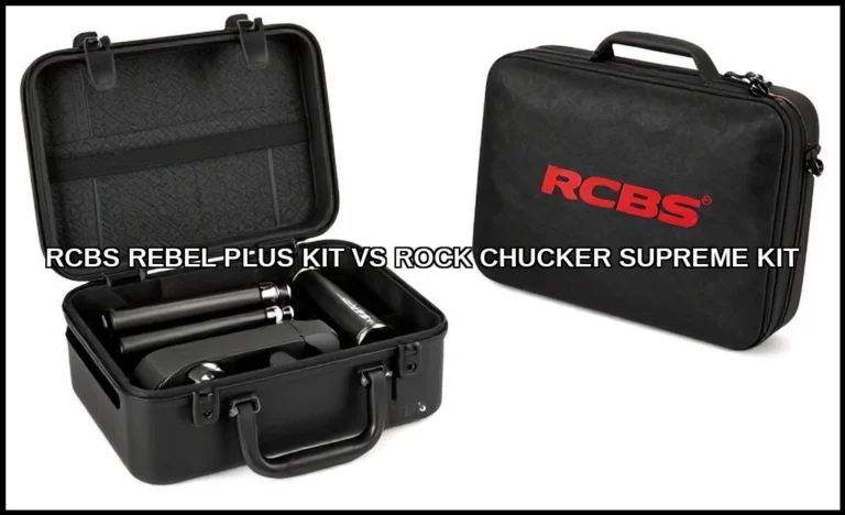 Rcbs rebel plus kit vs rock chucker supreme kit