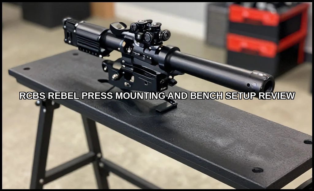 Rcbs rebel press mounting and bench setup review