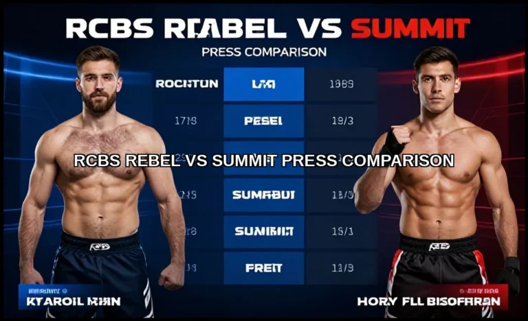 Rcbs rebel vs summit press comparison