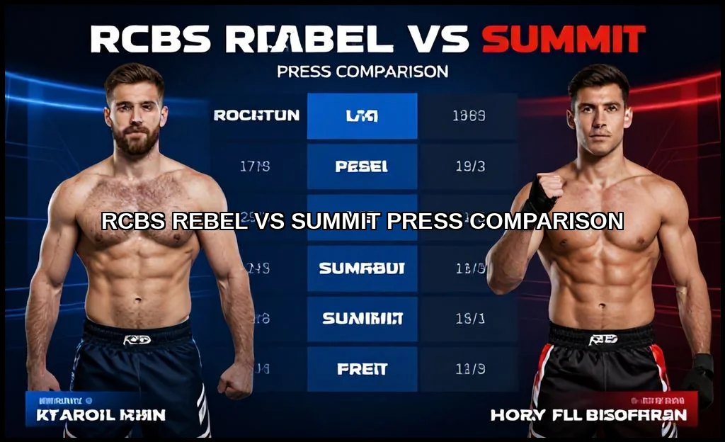 Rcbs rebel vs summit press comparison