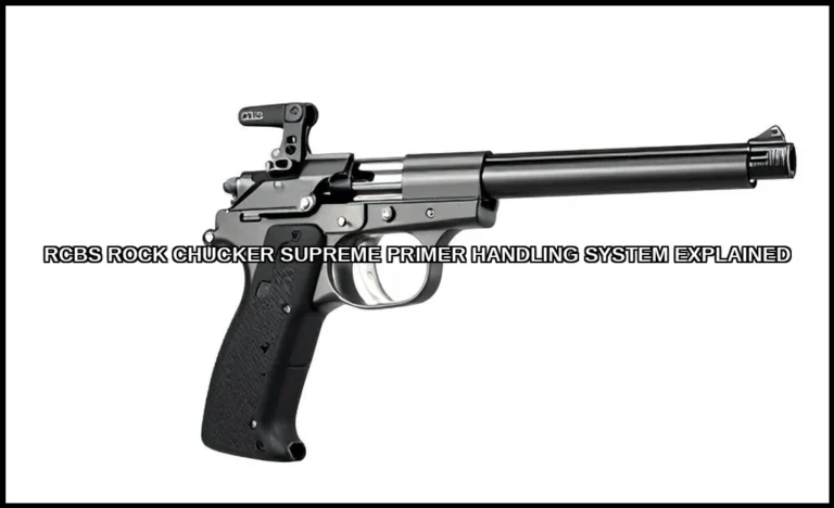 Rcbs rock chucker supreme primer handling system e