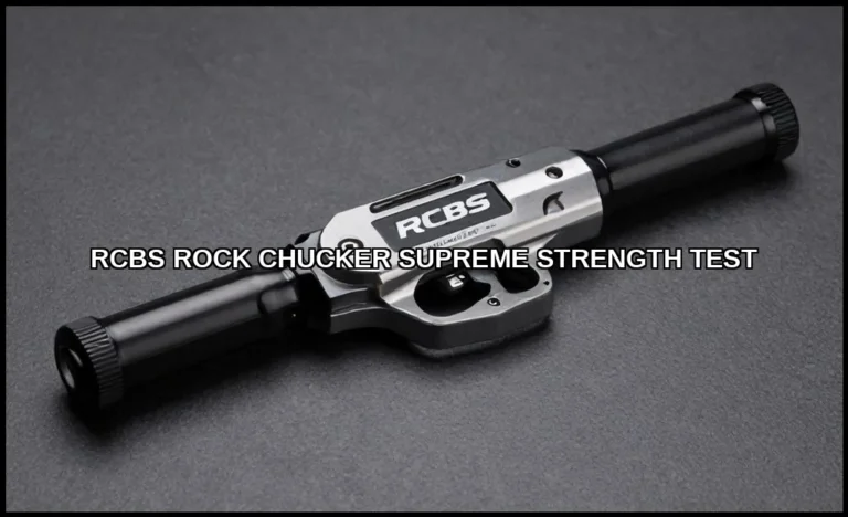Rcbs rock chucker supreme strength test