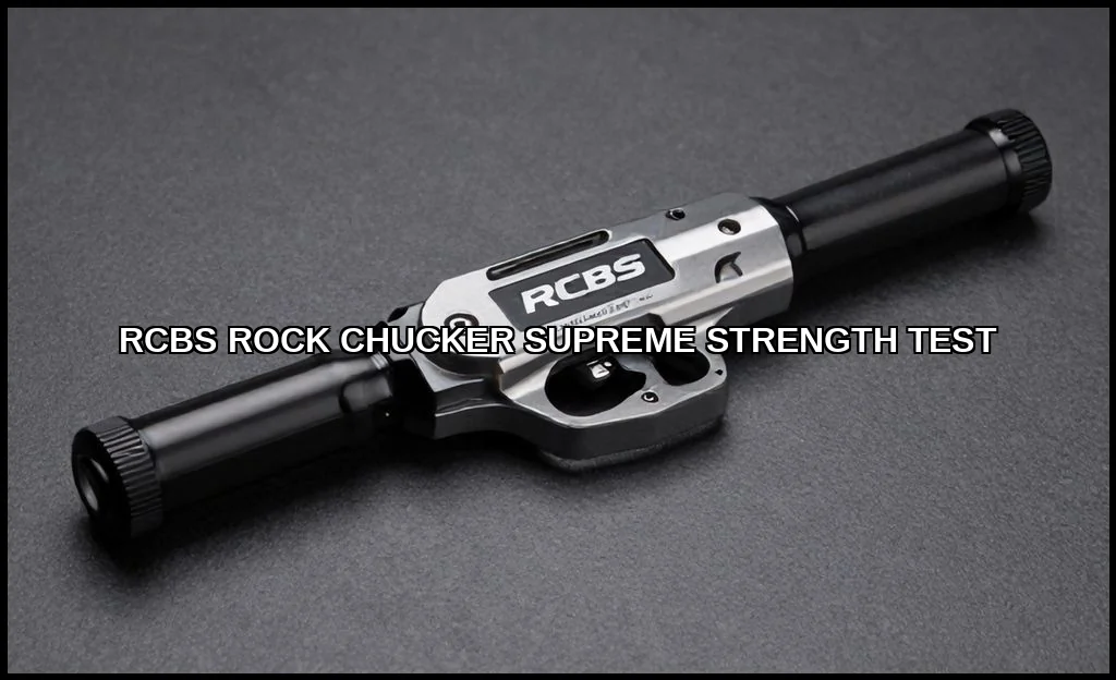 Rcbs rock chucker supreme strength test