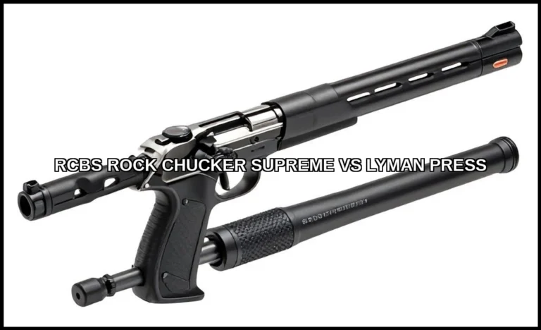 Rcbs rock chucker supreme vs lyman press