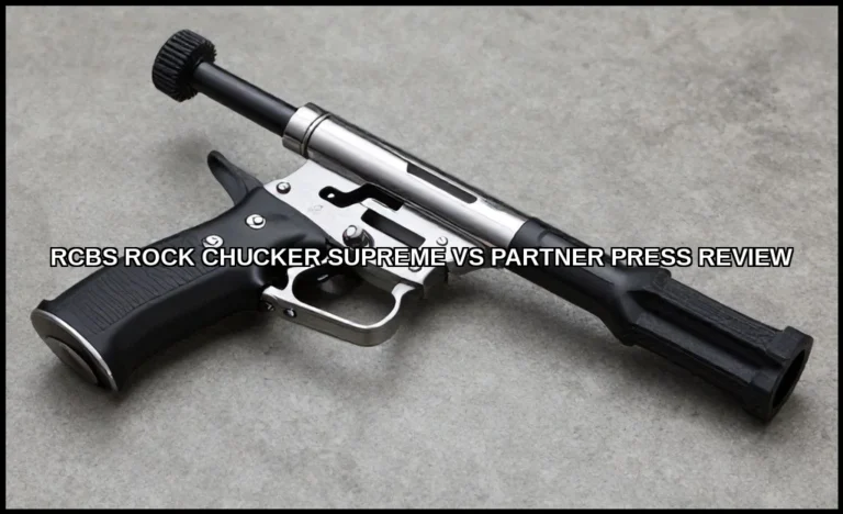 Rcbs rock chucker supreme vs partner press review