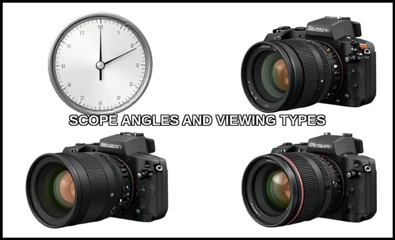 Scope angles and viewing types