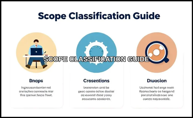 Scope classification guide