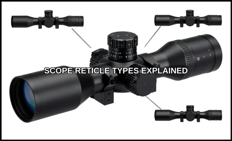 Scope reticle types explained