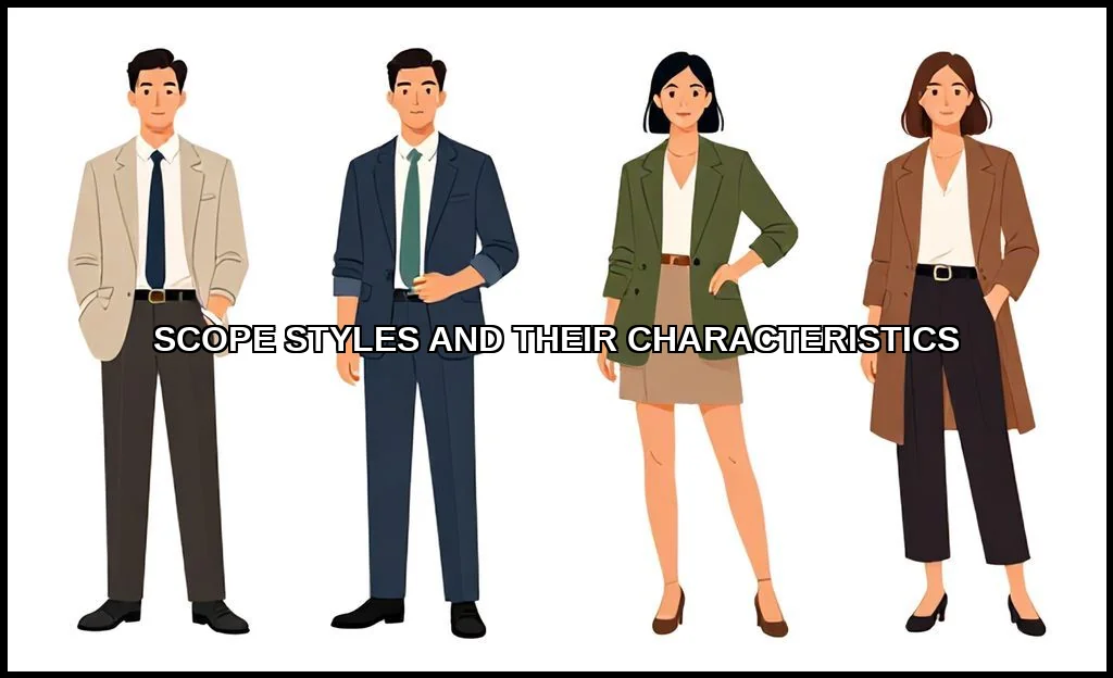 Scope styles and their characteristics